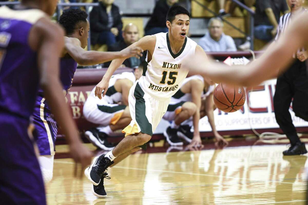 Jonathan Garcia and Nixon play at 7:30 p.m. Tuesday at United. The Mustangs beat the Longhorns 92-68 Saturday in the semifinals of the Border Olympics.