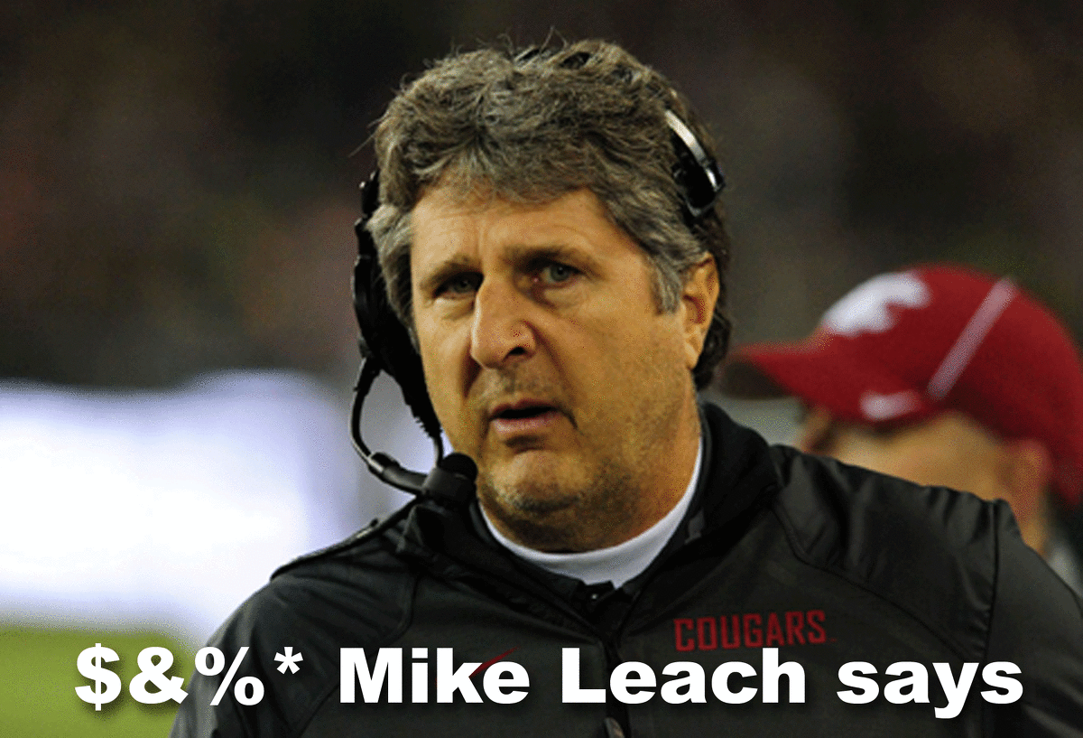 Washington State head football coach Mike Leach is always good for a quote. Check out the gallery to see some of his best and worst.