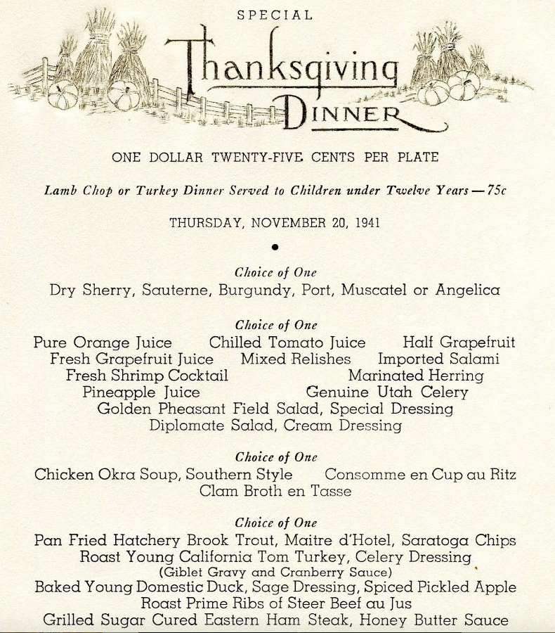 Historic SF restaurant menus show what people were eating on ...