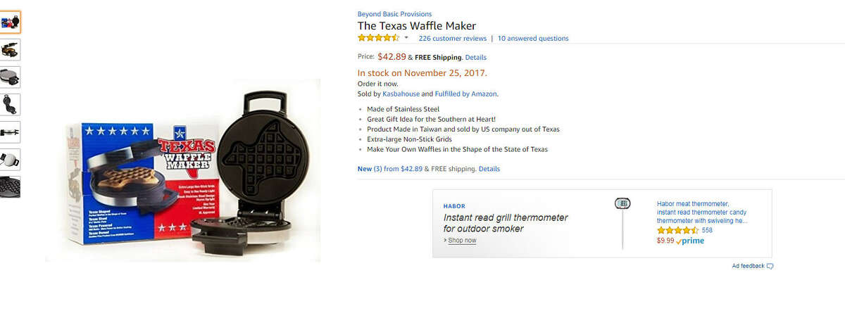 Texas waffle maker