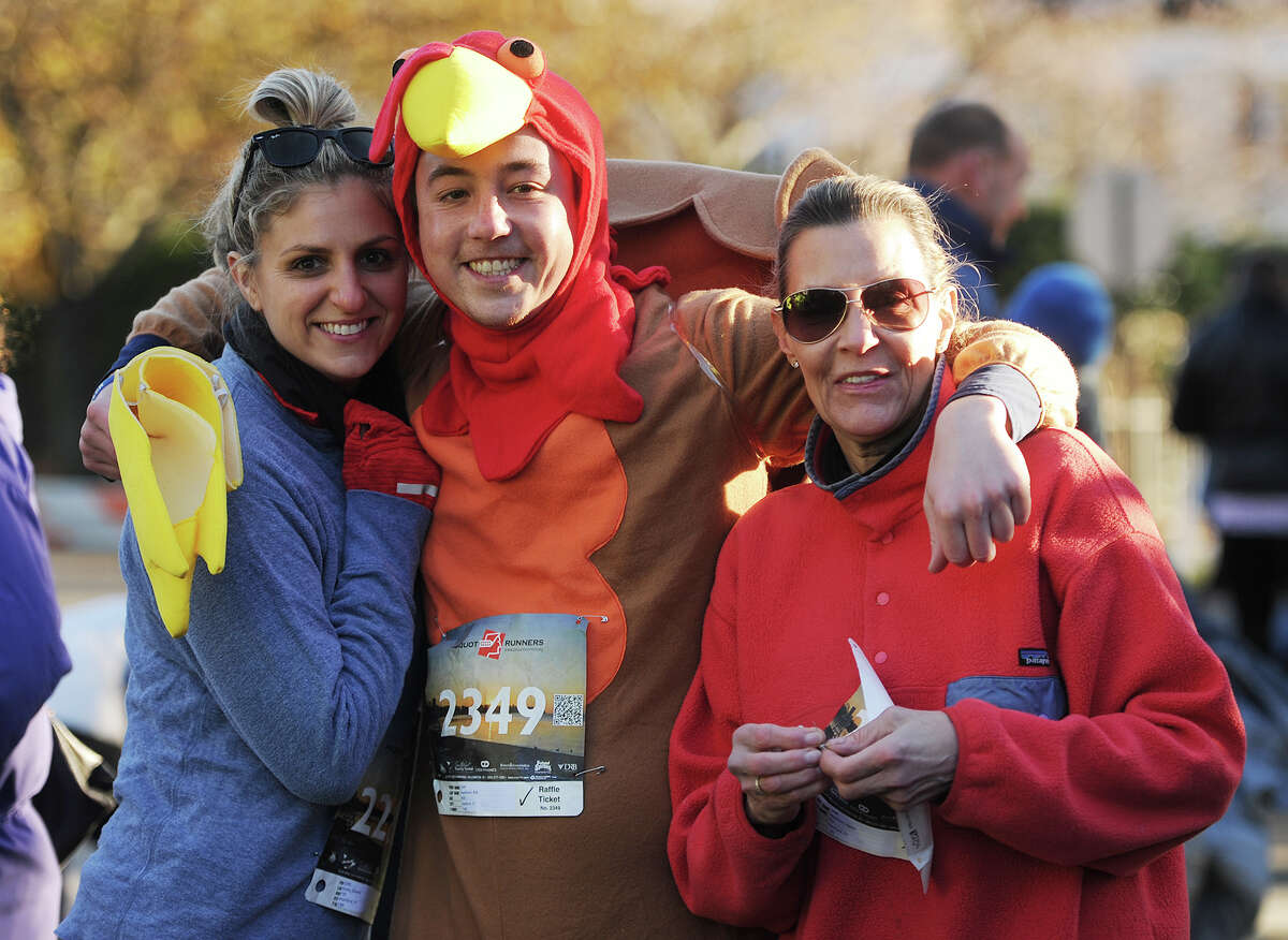 The annual Pequot Runners 5-mile Thanksgiving Day Road Race in Fairfield, Conn. on Thursday, November 23, 2017. Over 4000 runners registered for this year's race.
