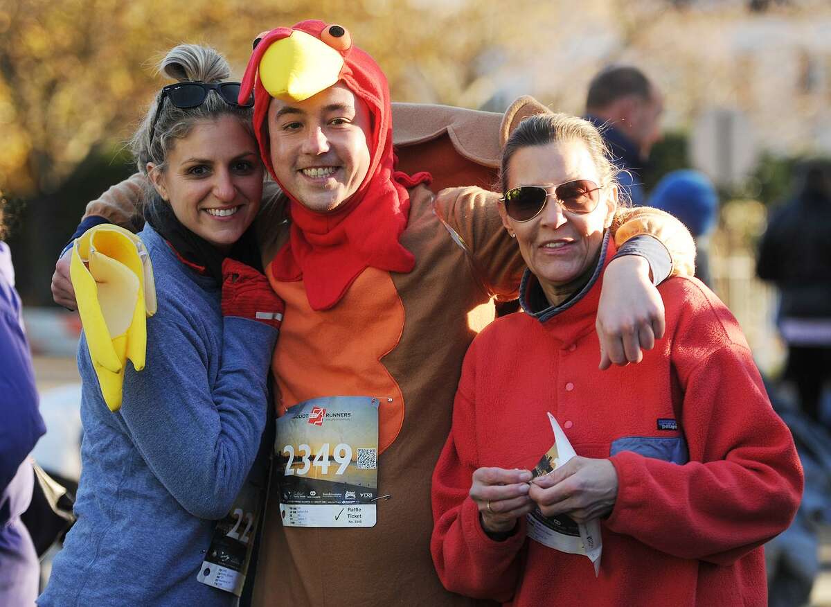 The annual Pequot Runners 5-mile Thanksgiving Day Road Race in Fairfield, Conn. on Thursday, November 23, 2017. Over 4000 runners registered for this year's race.