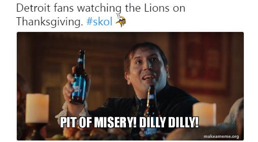 Detroit Lions Memes - Happy Thanksgiving from all of us at Detroit Lions  Memes!