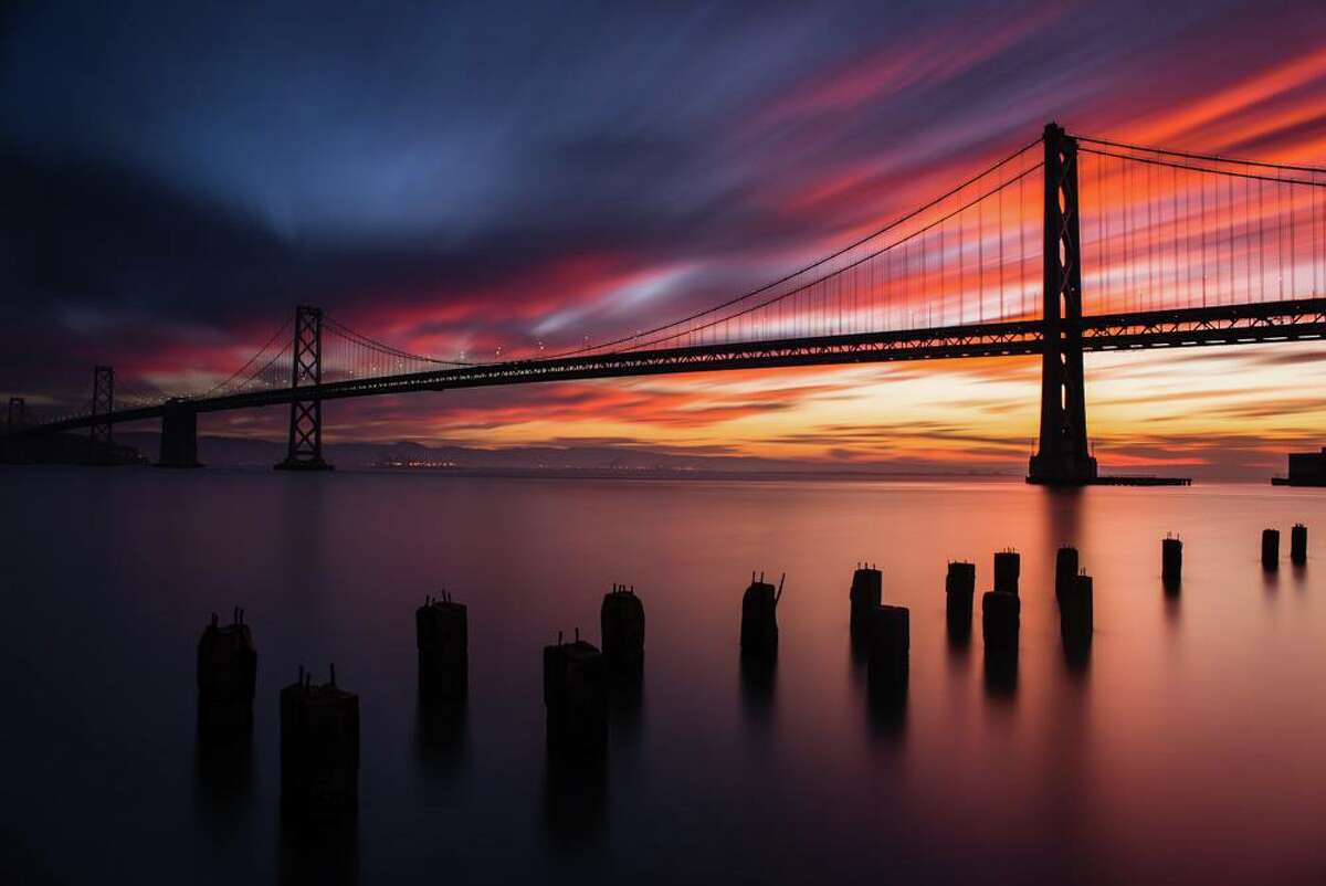 Photos: Gorgeous Thanksgiving sunset colors the Bay Area as crimson as