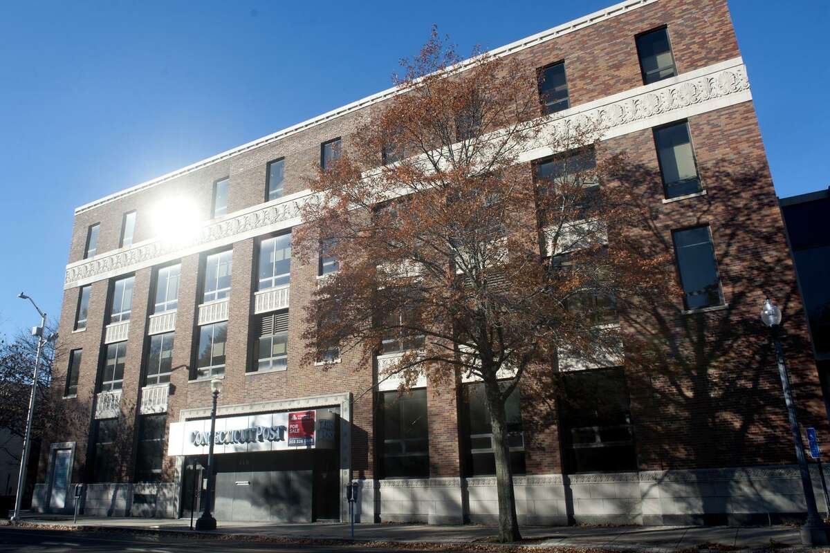 The Connecticut Post newspaper building on State Street in Bridgeport, Conn. Nov. 24, 2017. This weekend, the Connecticut Post is moving out of its building at 410 State Street, one that it has occupied since 1928.