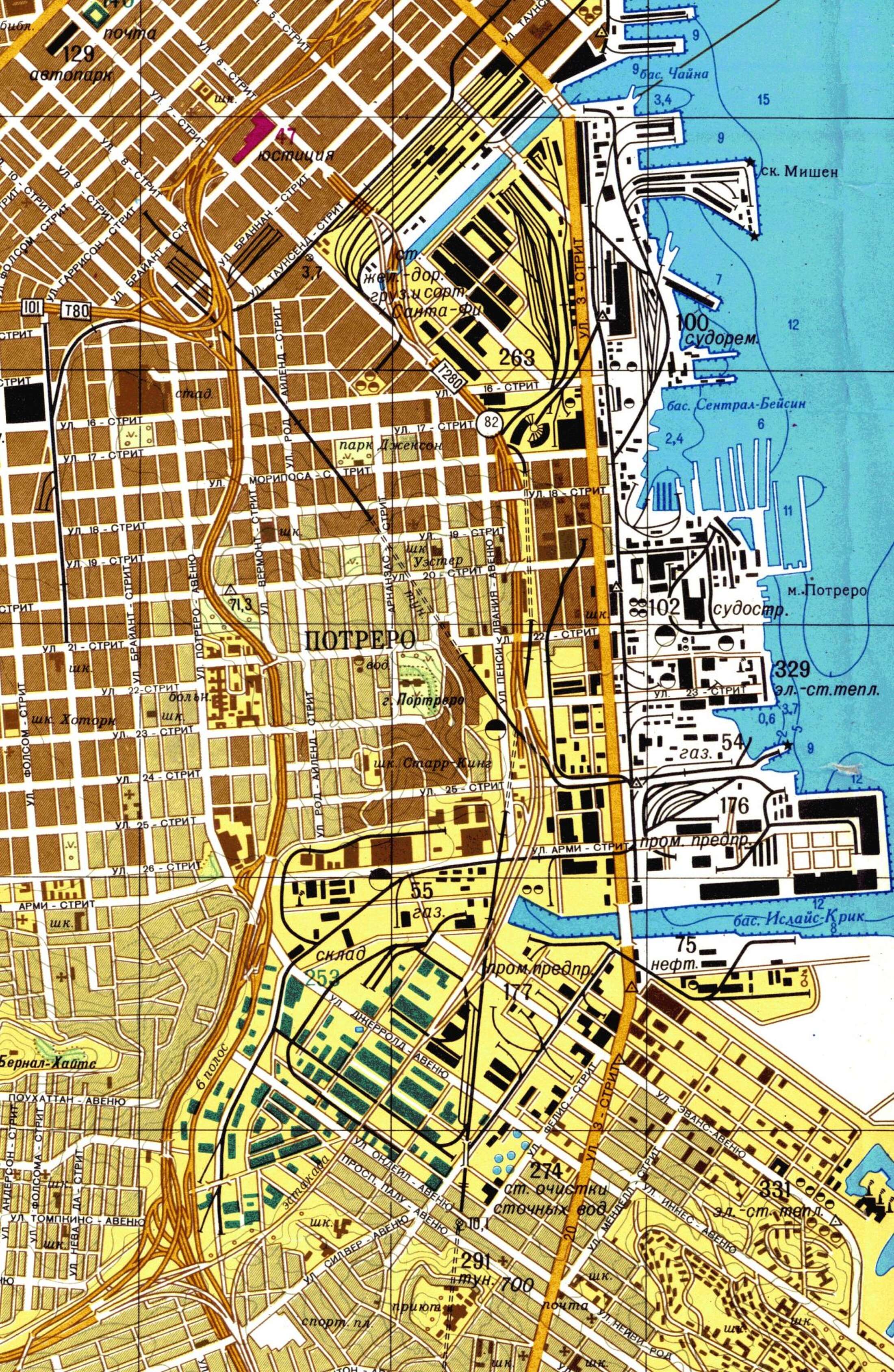 These Chilling Soviet Maps Of San Francisco Bay Area Likely Intended 2200x0 