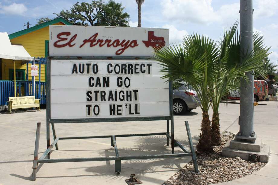 El Arroyo signs compiled for a epic book - Houston Chronicle