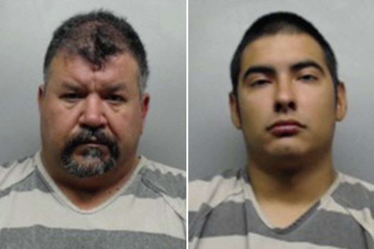 Juan Rene Garza, 48, and Marco Antonio Macias, 21, were each charged with felony possession of marijuana.
