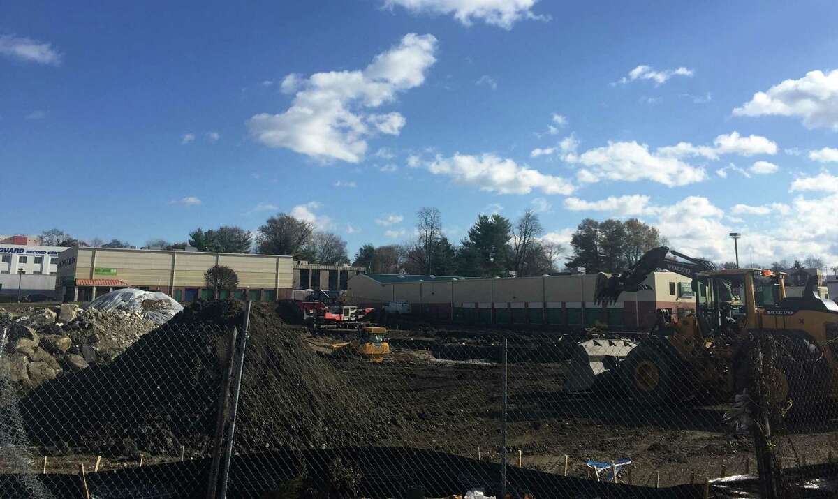Construction has started on a CVS store at the corner of West Main Street and Commerce Road, on the West Side of Stamford, Conn.