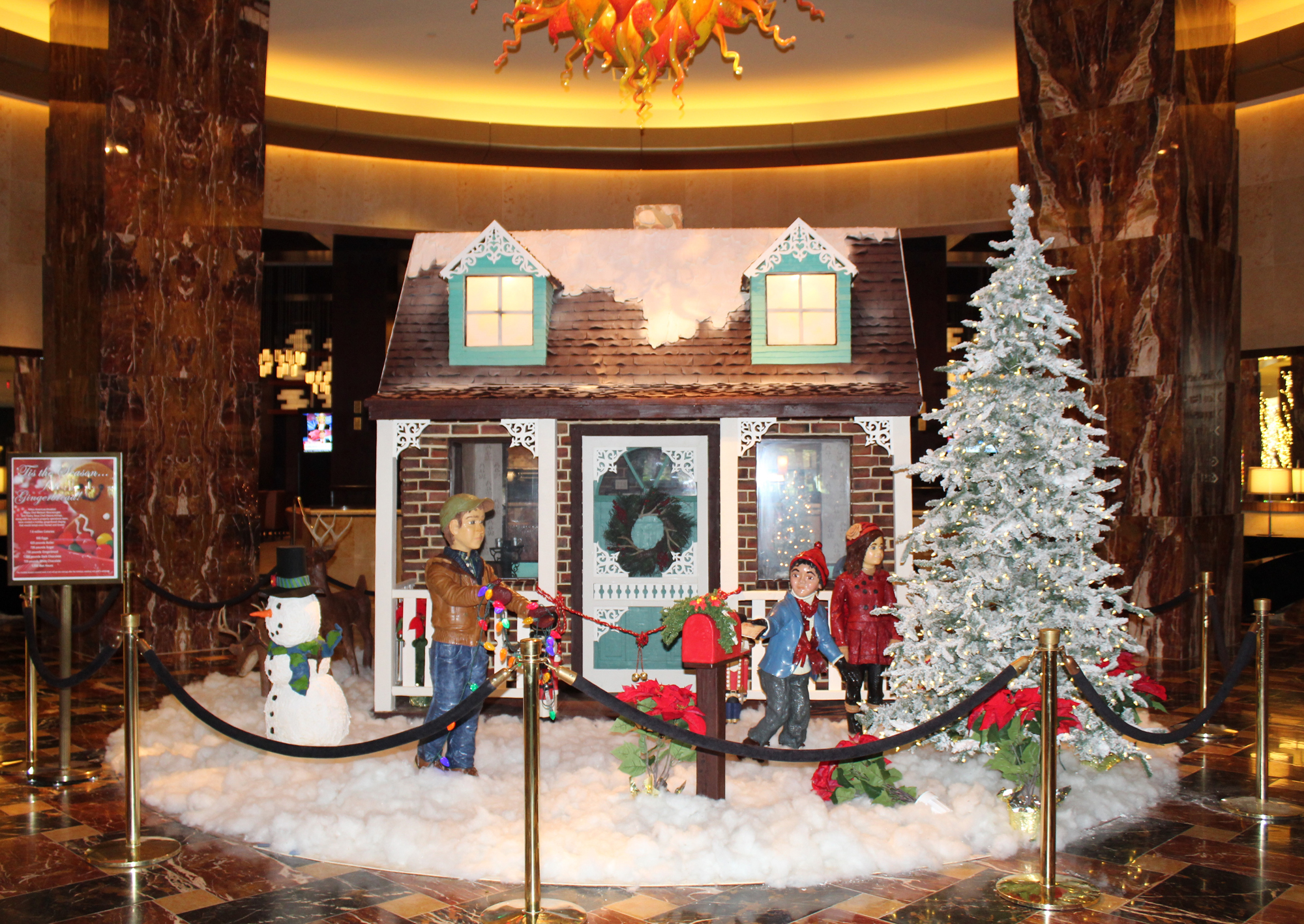See the largest and most fattening gingerbread house in all of Houston