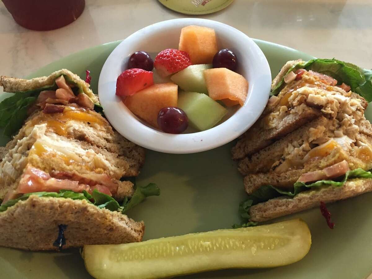 The grilled chicken club sandwich at McAlister's Deli.