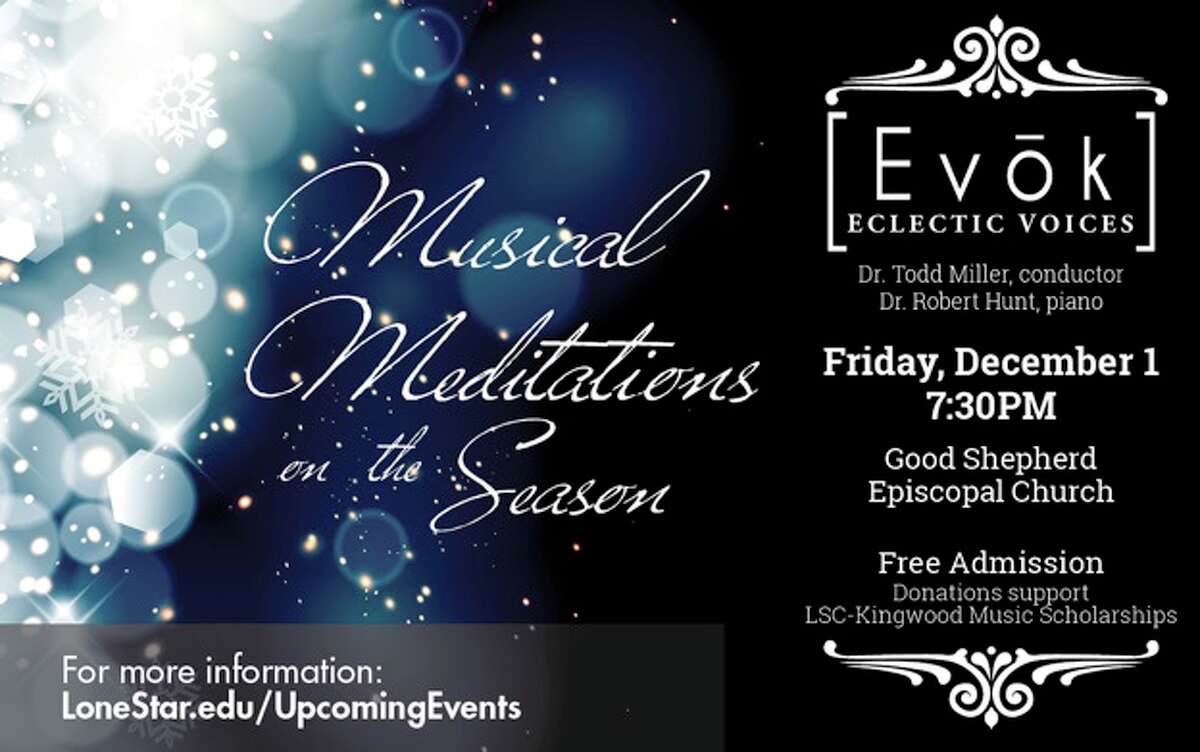 Eclectic Voices of Kingwood (Evok) will hold a free concert on Dec. 1.