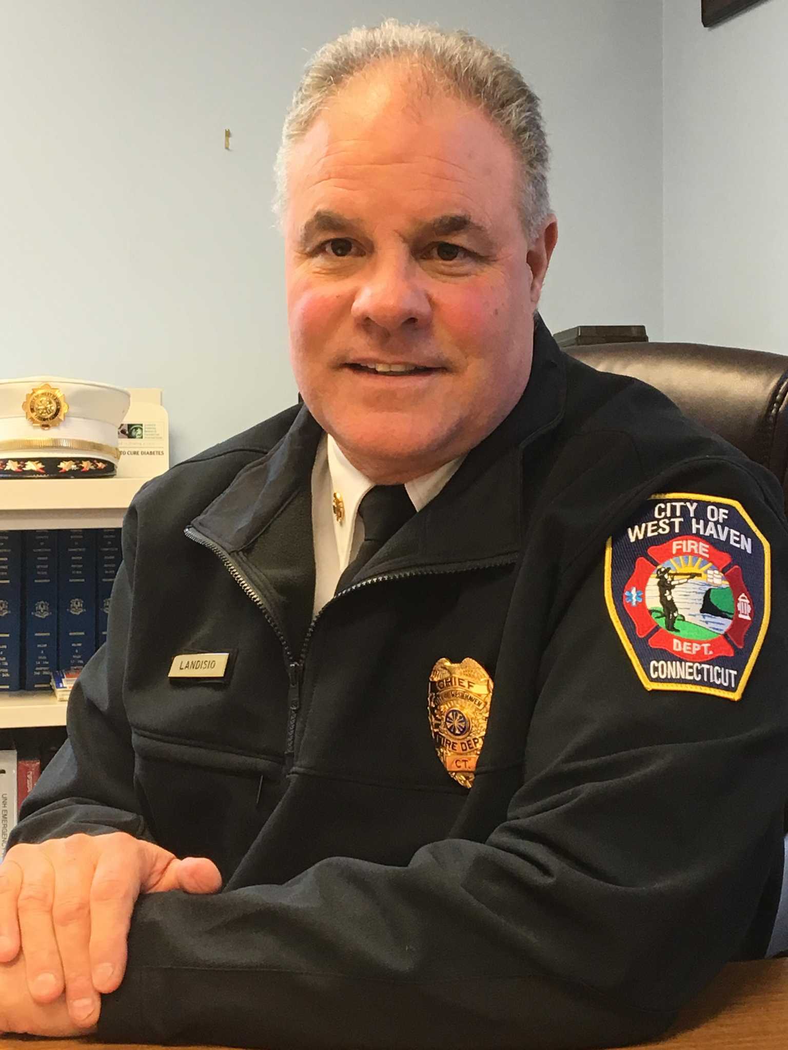 New Allingtown Fire Chief Landisio quietly sworn in in West Haven