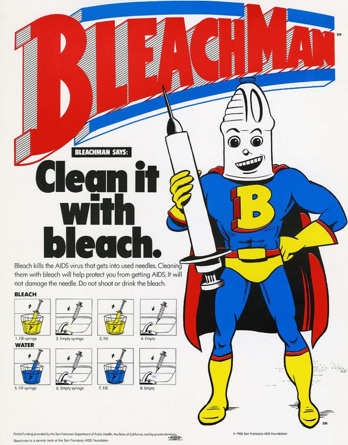 Tracking down 'Bleachman,' San Francisco's AIDS-fighting hero of 1980s ads