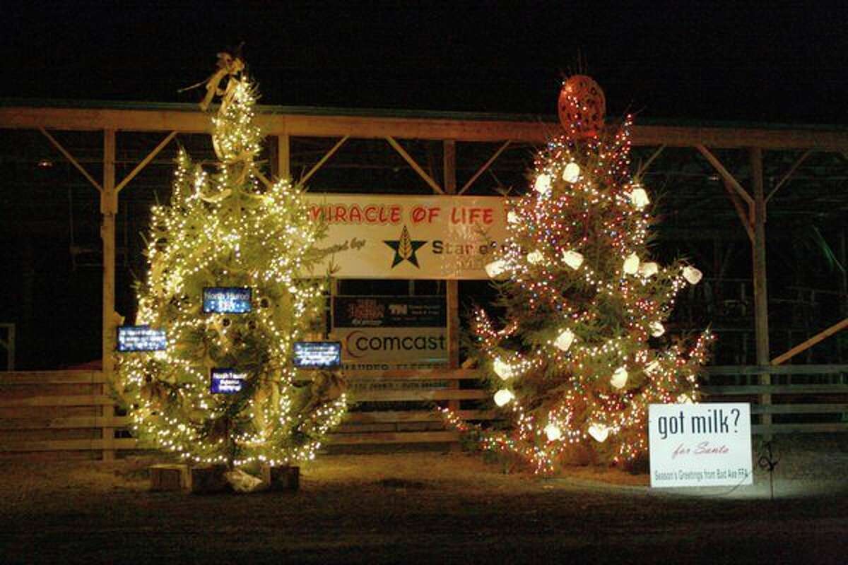 While the Holiday Light Show began over the weekend, it will continue on throughout the holiday season, from 6 to 10 p.m. every Friday, Saturday and Sunday, through Dec. 24 Christmas Eve at the Huron Community Fairgrounds. (Rich Harp/For the Tribune)
