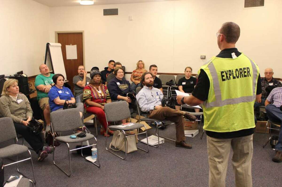 Pictured is a class from a previous Citizen's Police Academy, hosted by the Edwardsville Police Department.