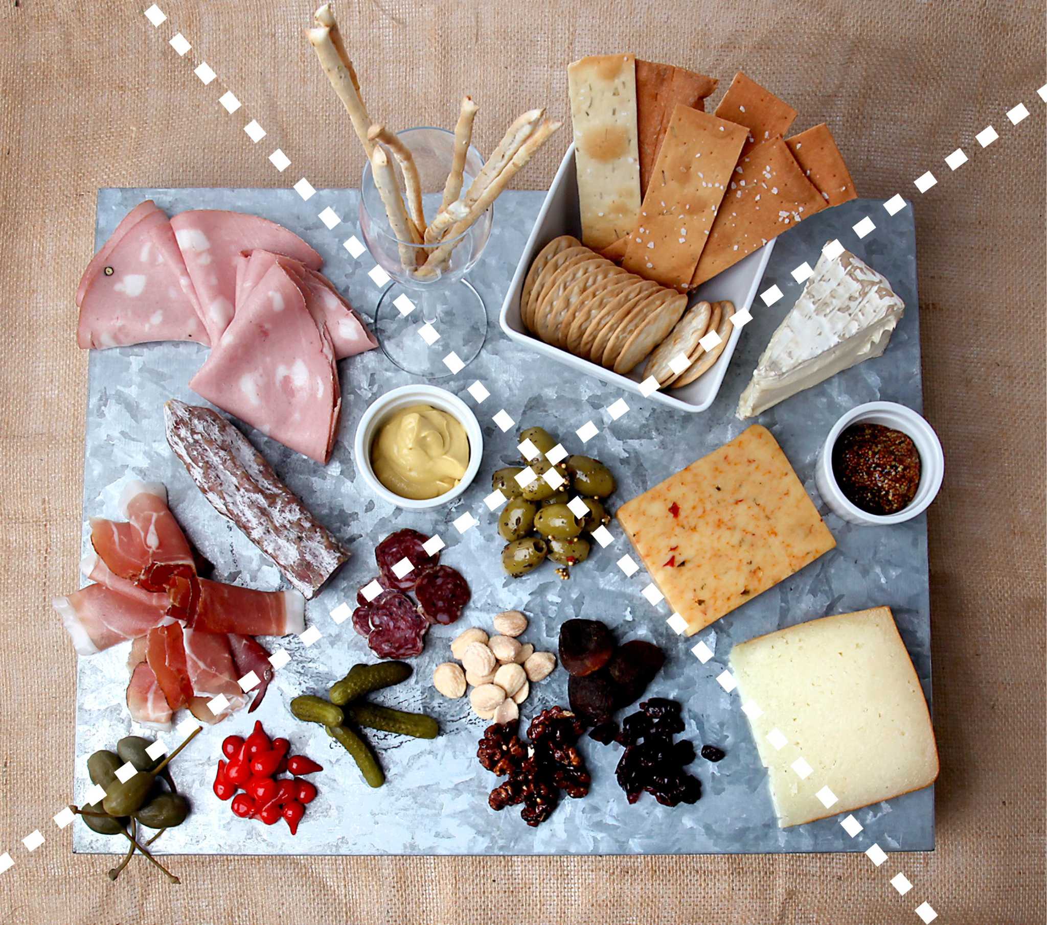 Charcuterie 101: 3 meats, 3 cheeses