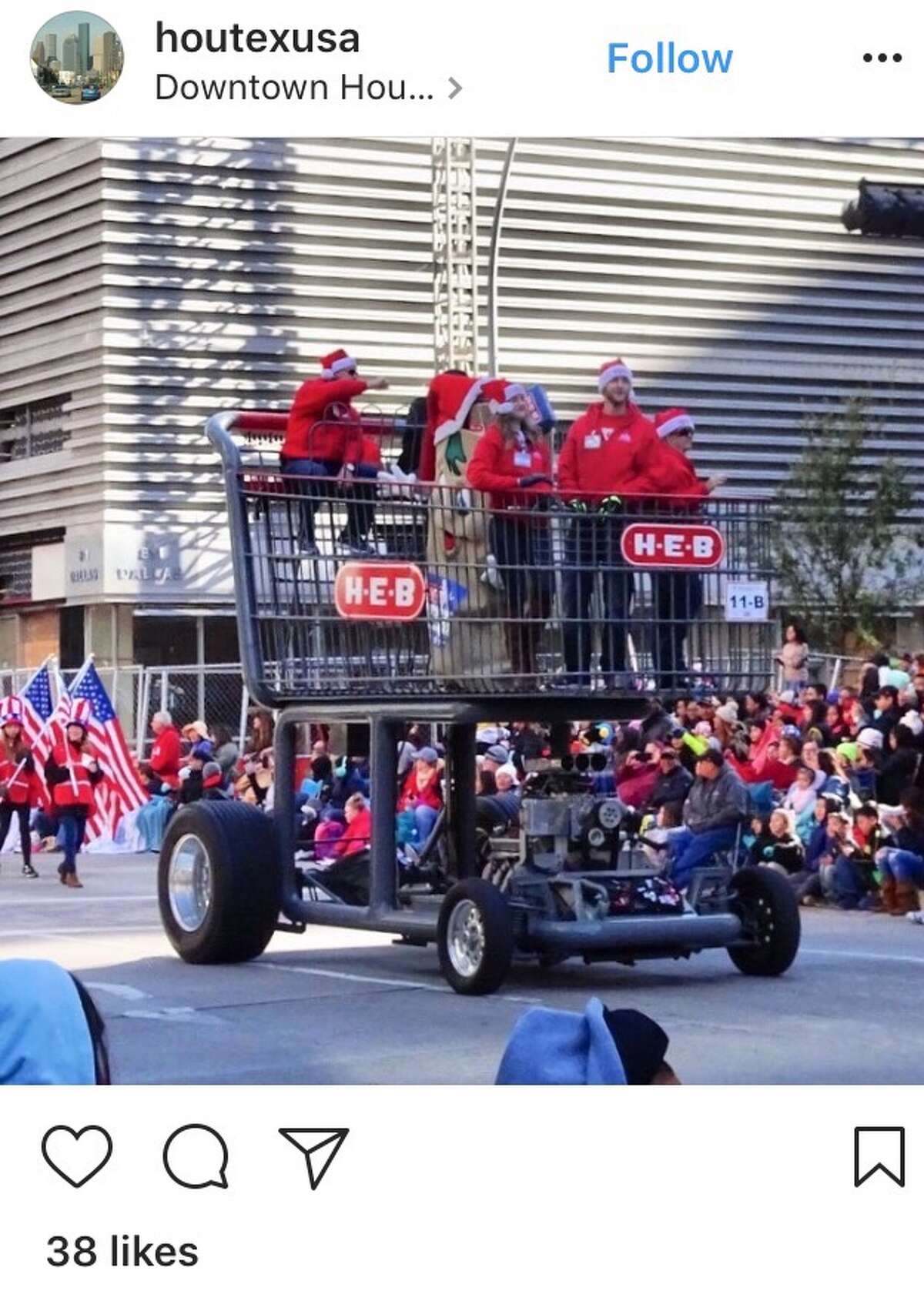 Instafamous HEB Parade pride