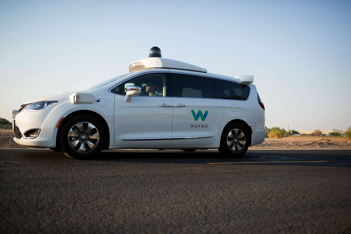 FILE � A Waymo vehicle during a demonstration in Chandler, Ariz., June 28, 2017. A federal judge on Nov. 28 delayed a highly anticipated trade secrets trial between Waymo, Alphabet�s self-driving car unit, and Uber, a day before jury selection was set to begin. (Caitlin O�Hara/The New York Times)