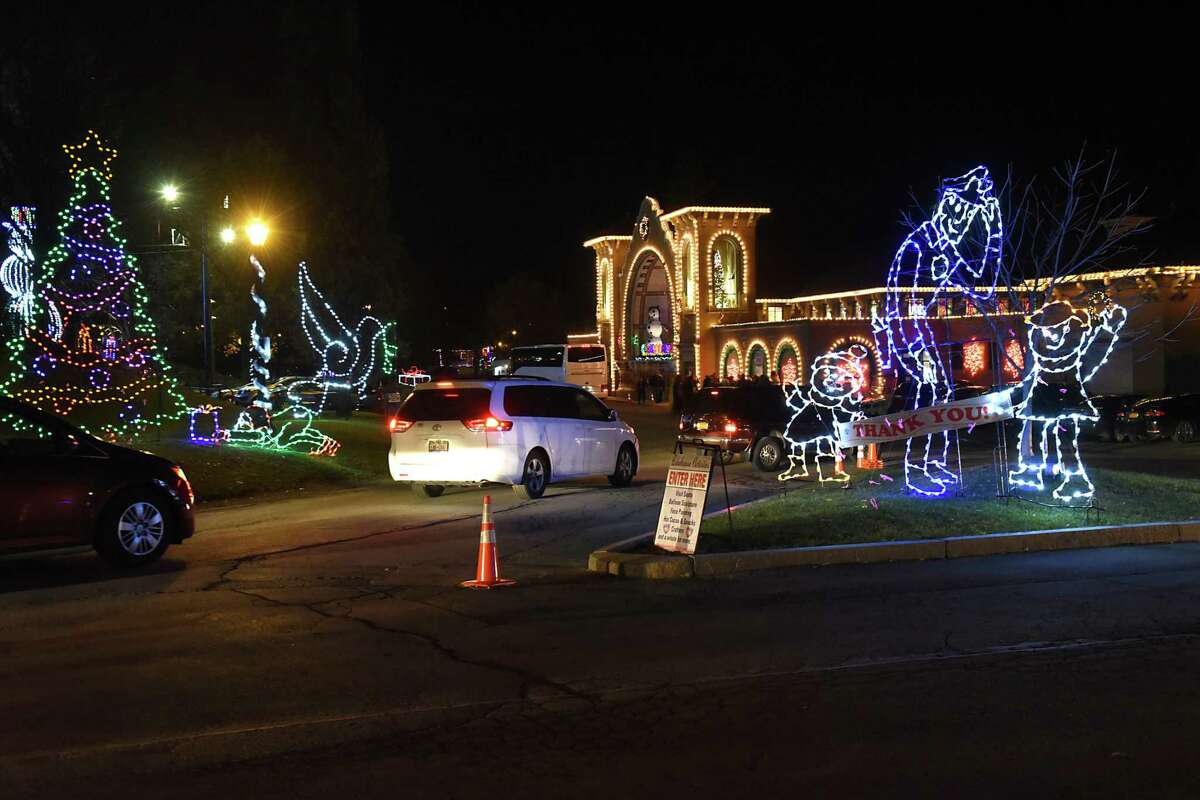 Holiday lights shine in Washington Park