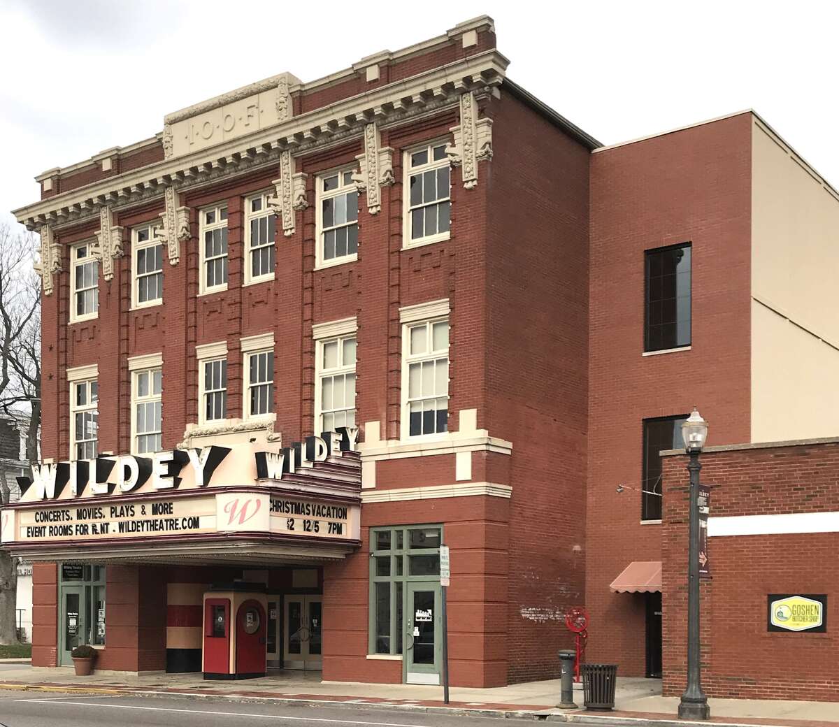 Pictured is the city of Edwardsville's Wildey Theatre.