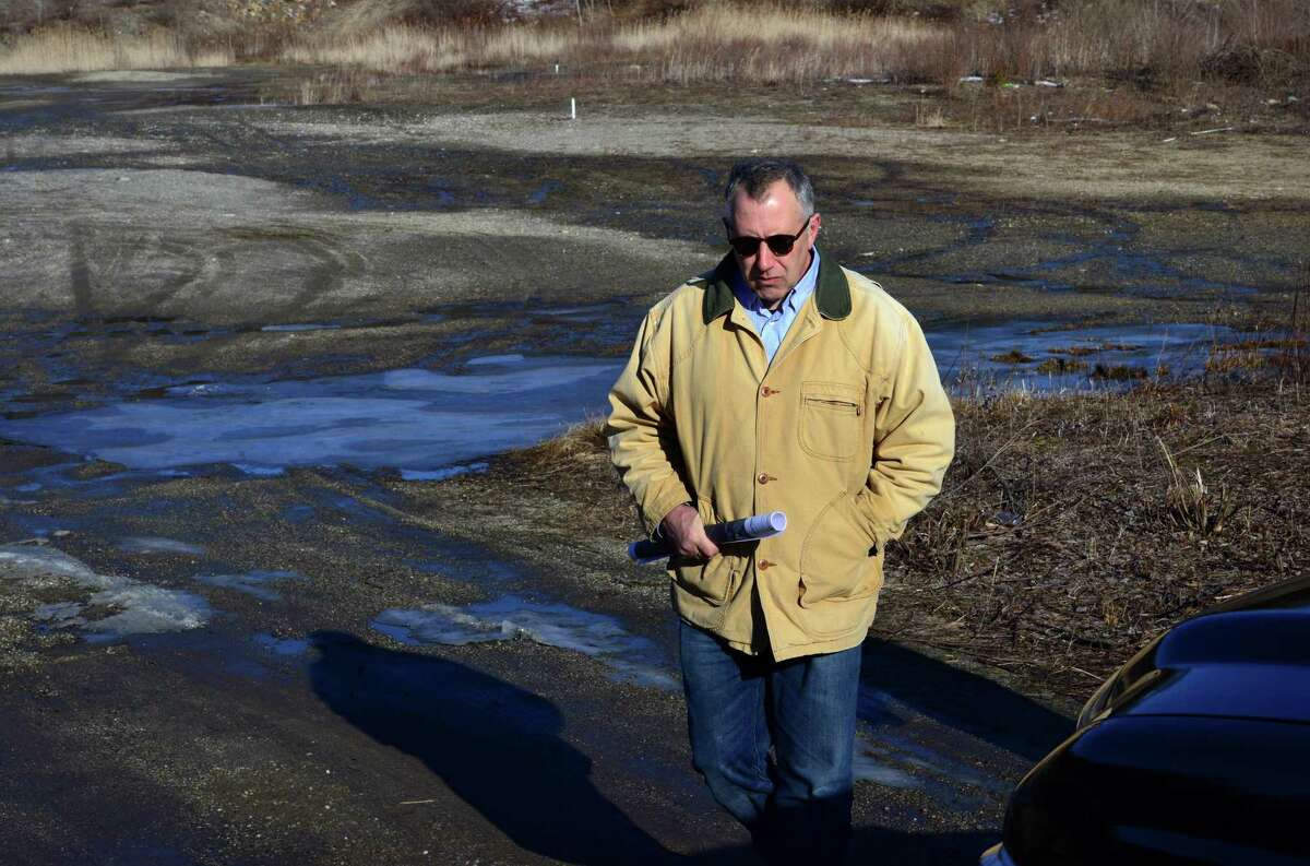 Developer John Kimball in 2016 survey the site where a new Walmart was to have been built off of Victoria Drive in Monroe.