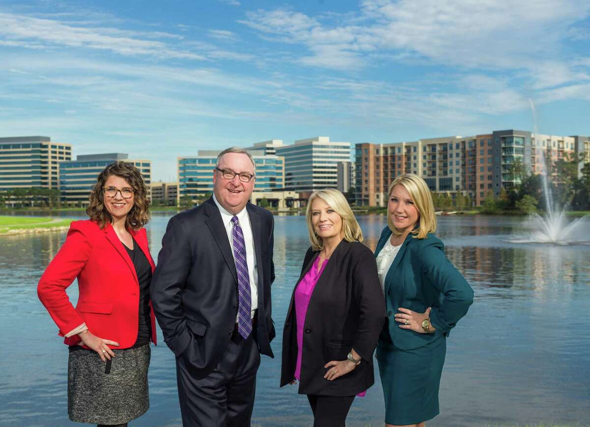 Staff members of The WoodlandsÂ Area Economic Development Partnership include (from left)Â Laura Lea Palmer, Vice President of Business Retention Gil Staley, Chief Executive Officer; Holly Gruy, Vice President of Operations; and Ashley Byers, Administrative & Communications Coordinator.