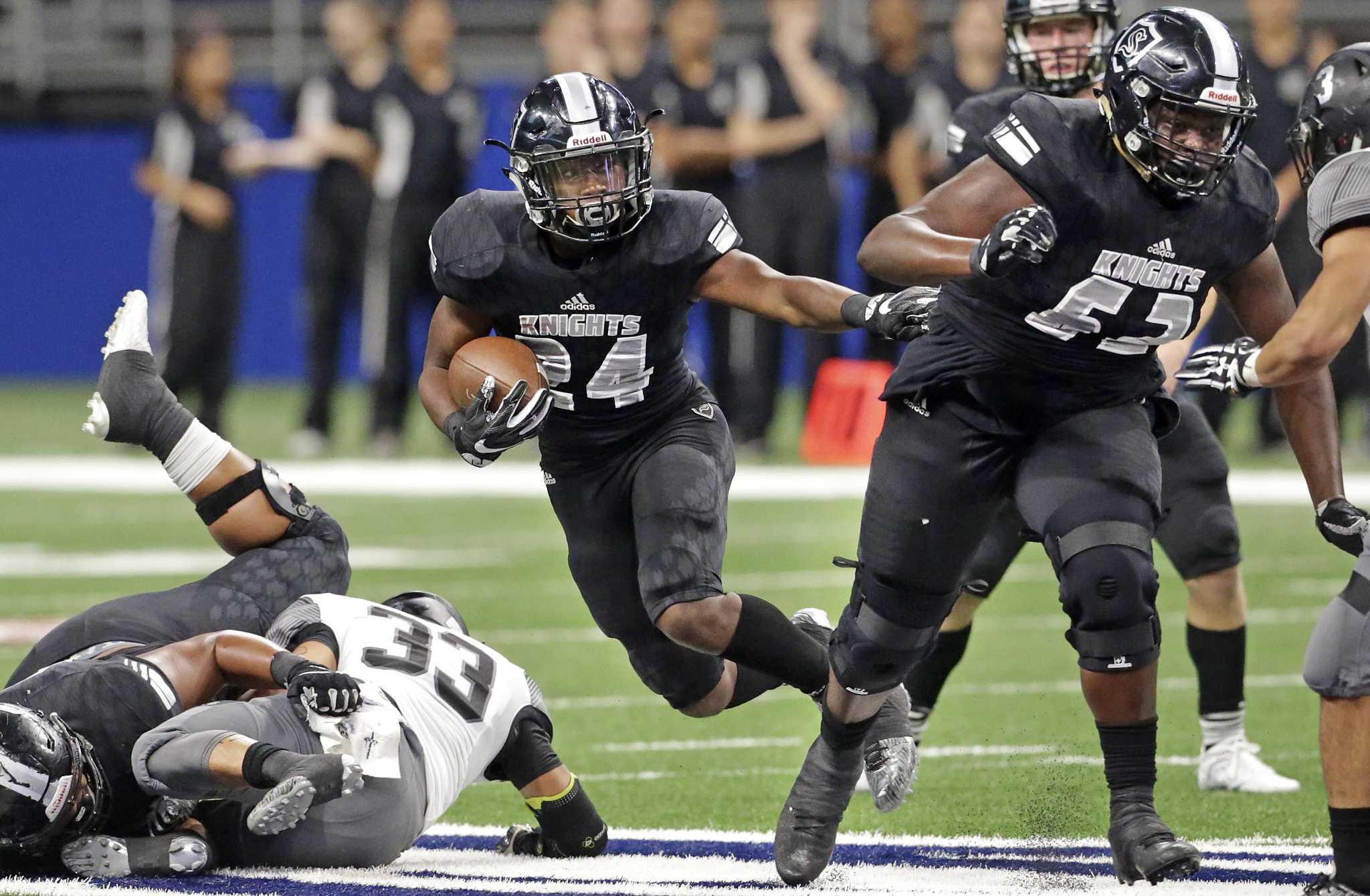 San Antonio football greats DeMarvin Leal and Sincere McCormick