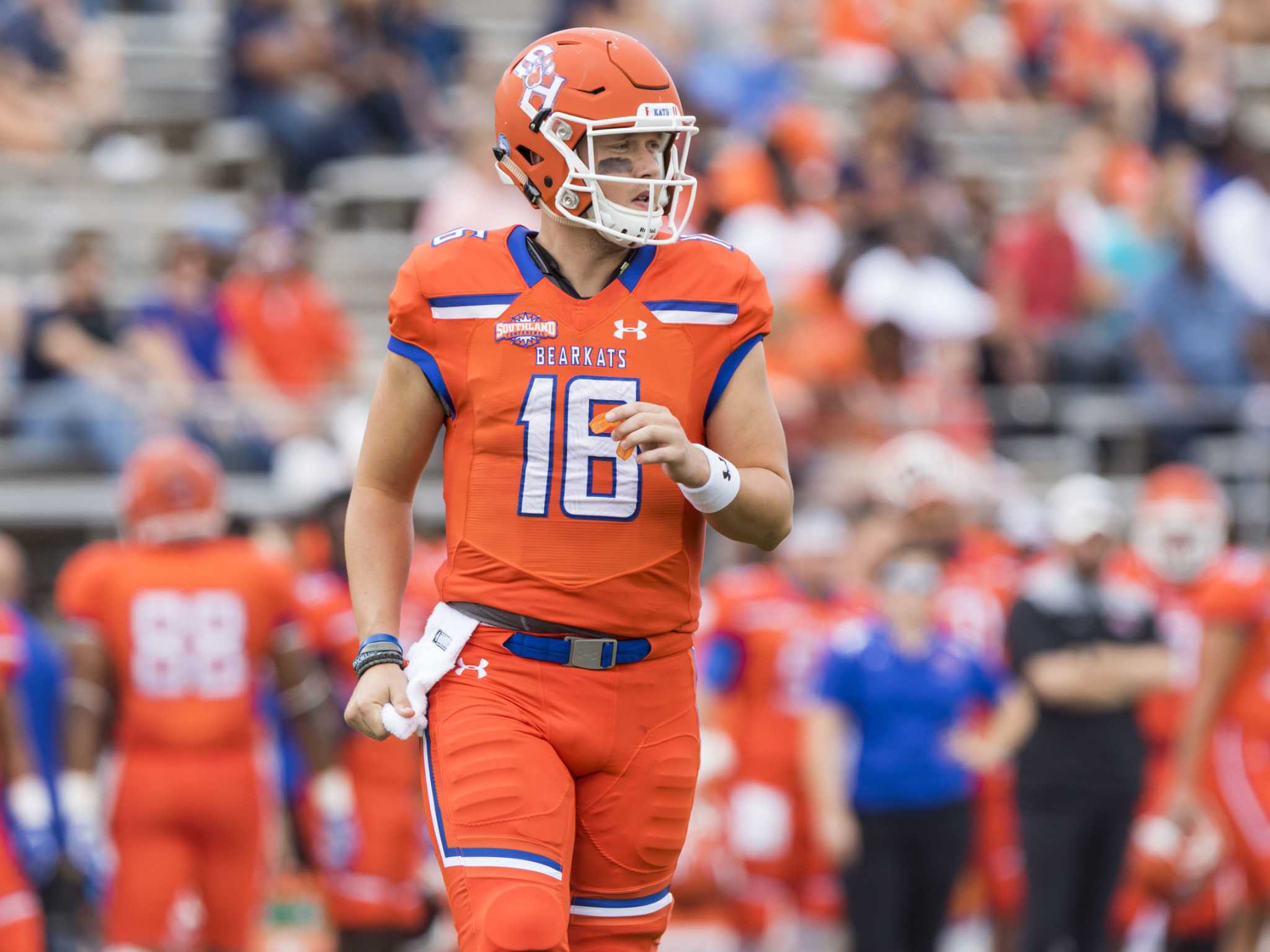 NCAA FOOTBALL: Sam Houston runs to 54-42 win in FCS playoffs, image size:2048x1535