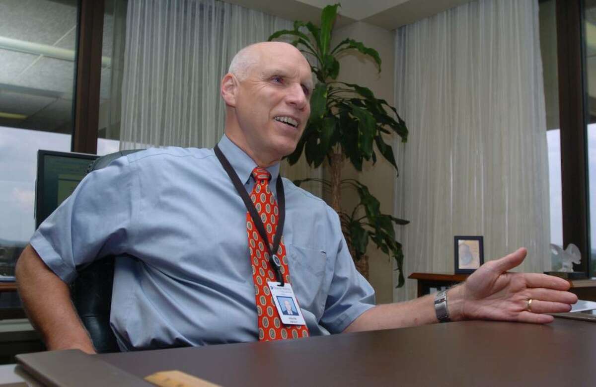 Frank Kelly chats about retiring from Danbury Hospital after 33 years. June 28, 2010.