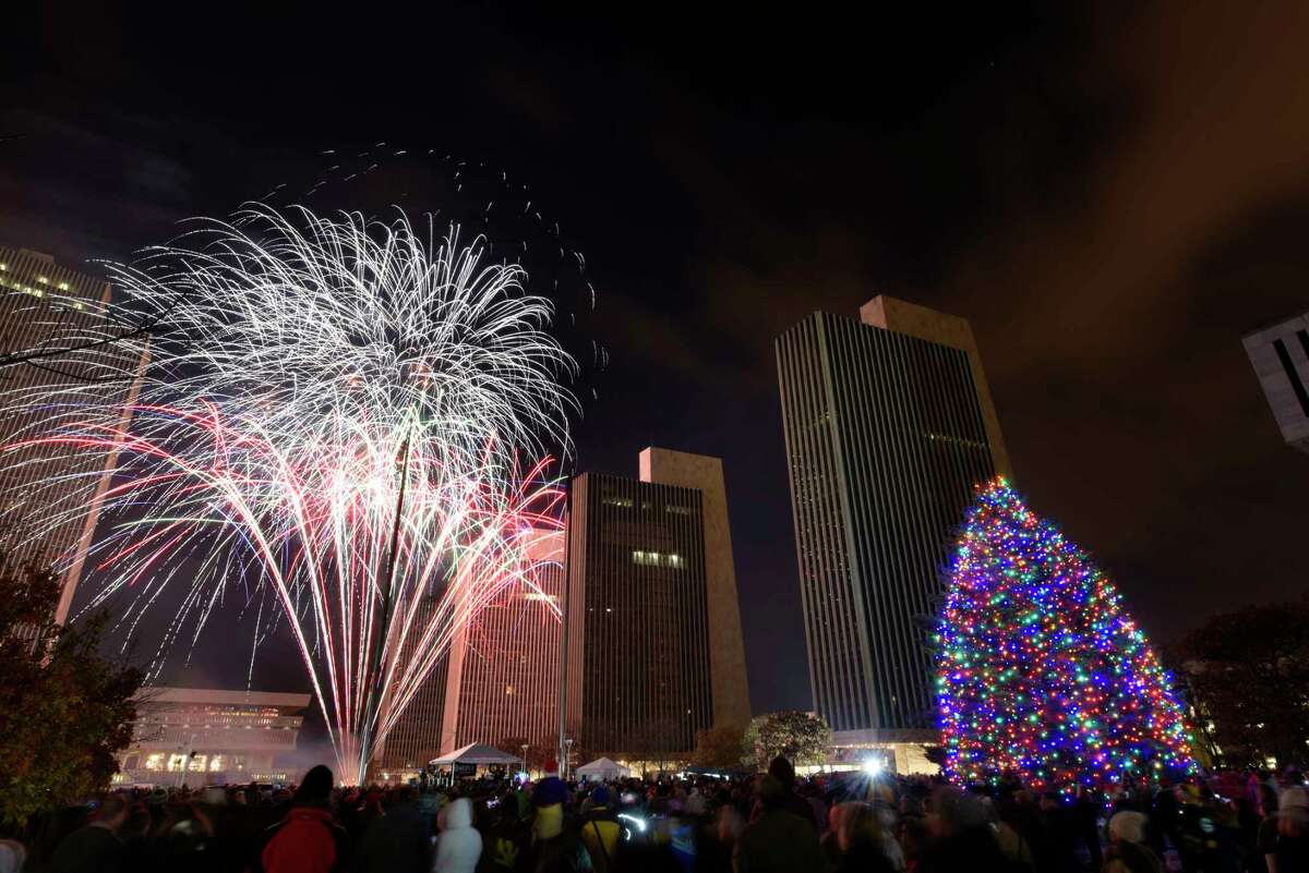 Photos Tree Lighting ceremony at Empire State Plaza