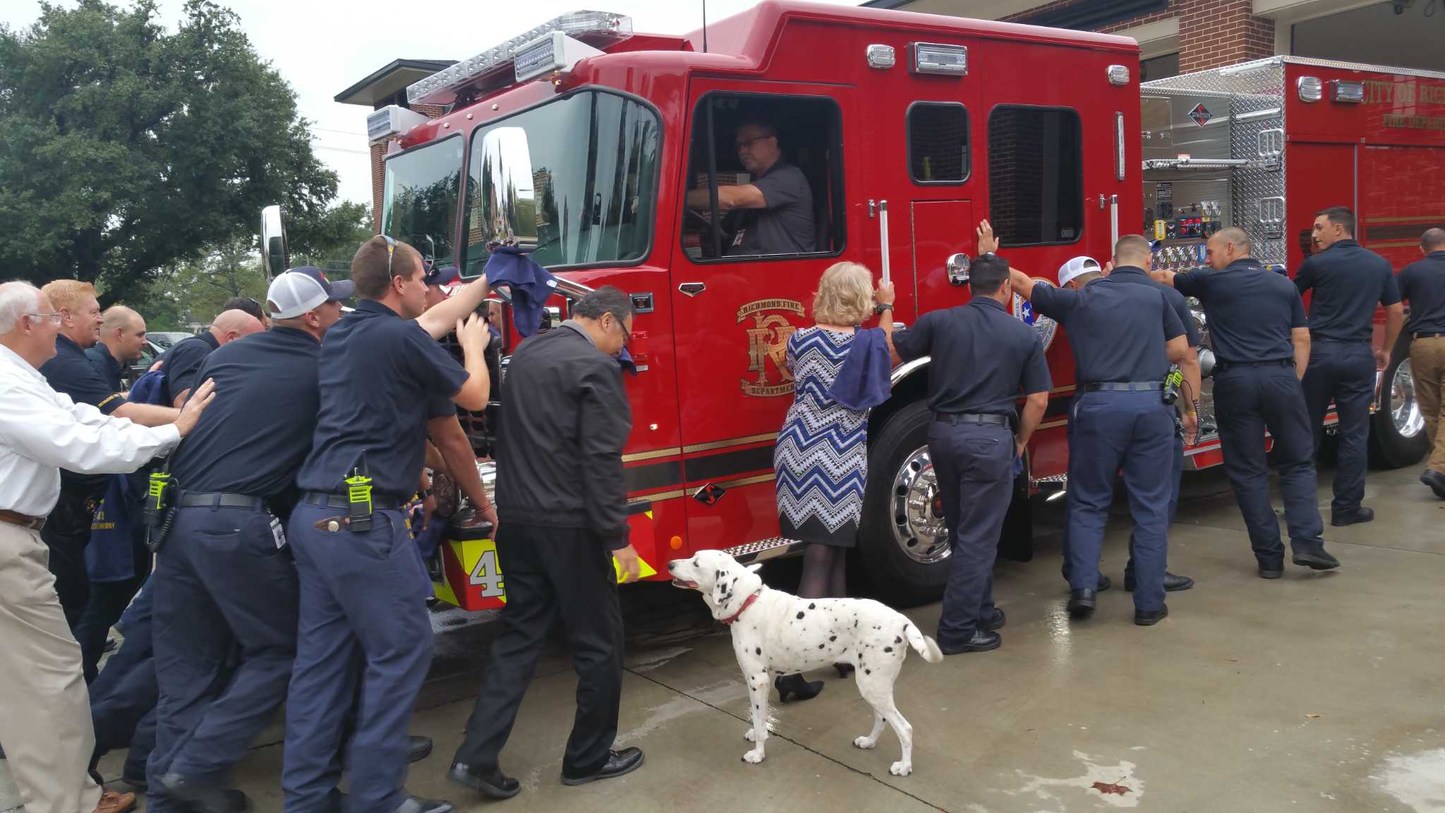 Richmond Fire Department new engine