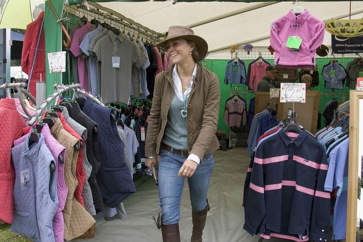 Kate Middleton Shopping at the Gatcombe Park Festival of British Eventing in 2005.