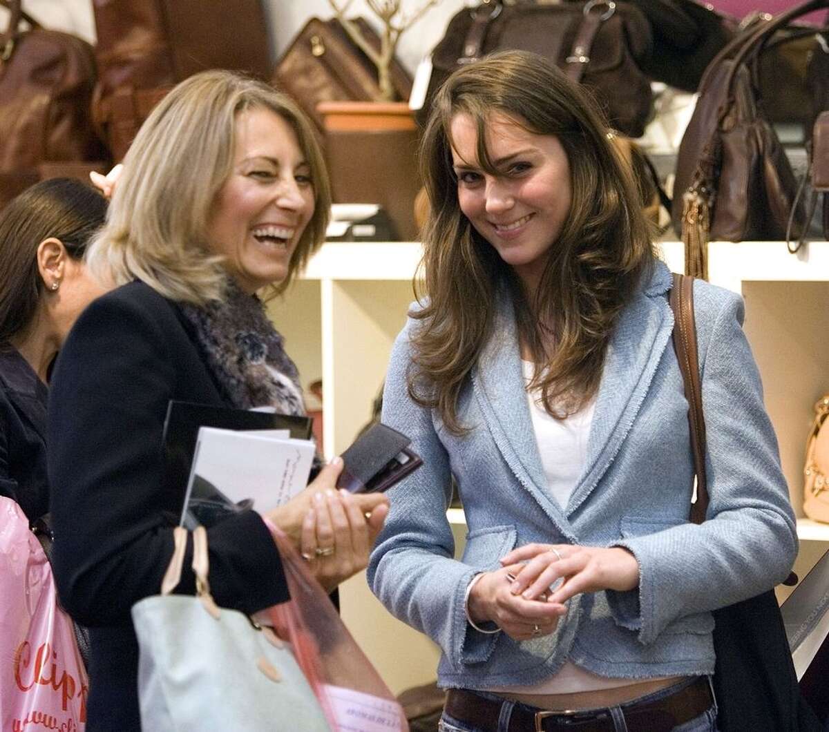 Kate Middleton Shopping with her mother, Carole, in 2005.