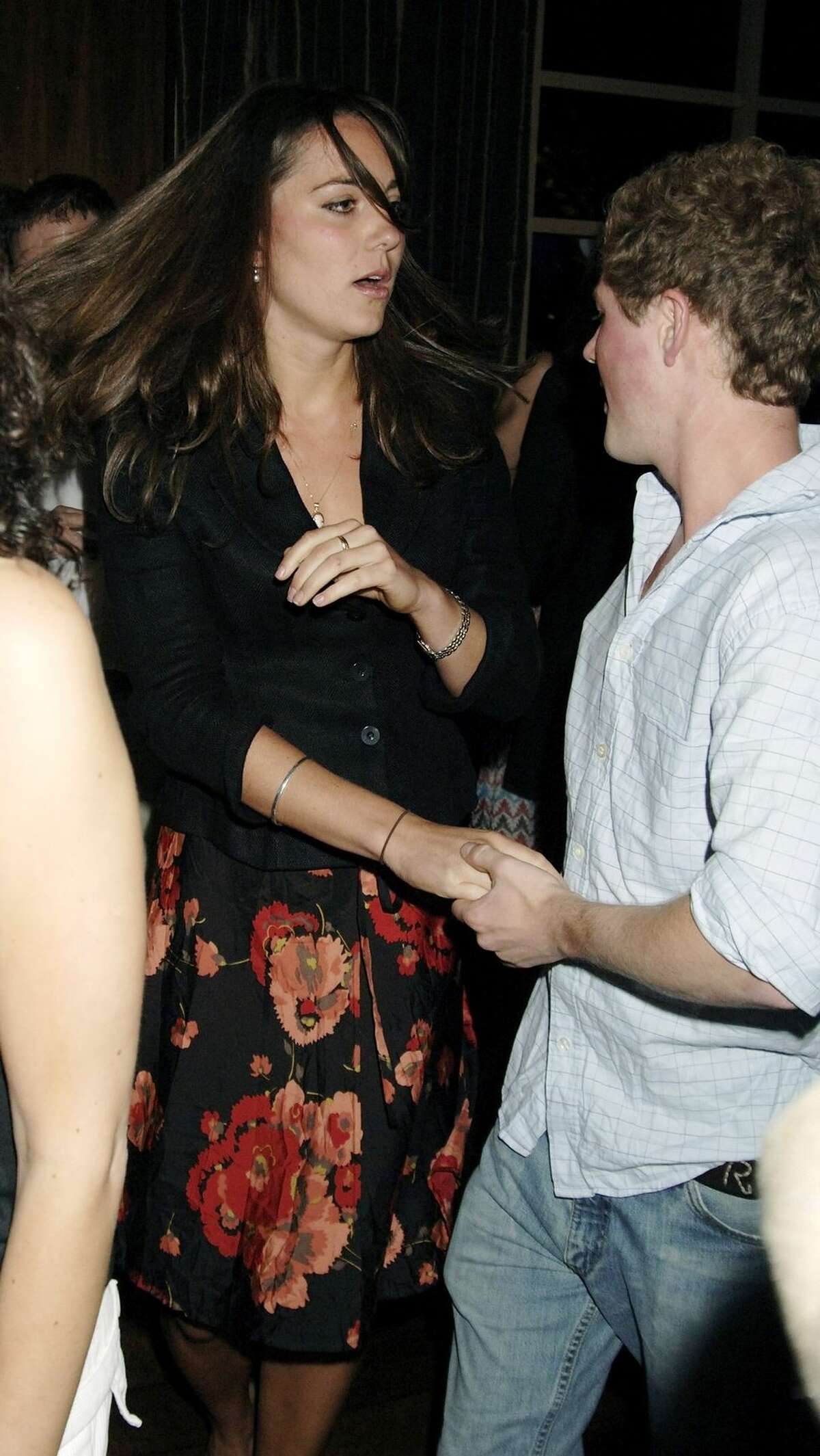 Kate Middleton Dancing with Guy Pelly at a pre-Wimbledon party in 2006.