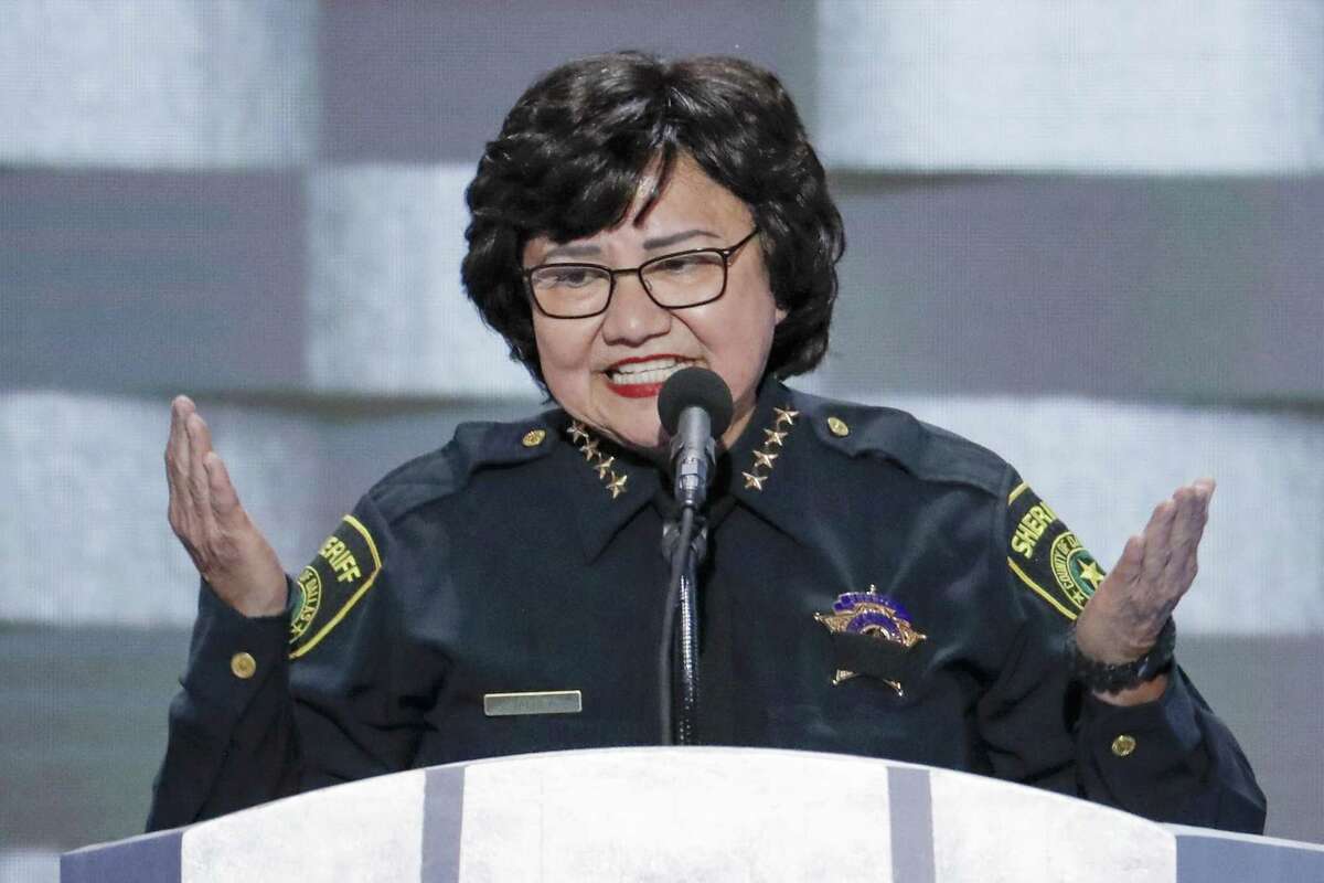 Former Dallas County Sheriff Lupe Valdez is running as a Democrat for governor.