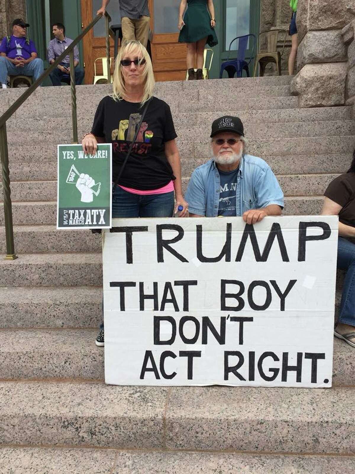 The last thing Gale McCray, 75, of Fort Worth, expected was for his simple anti-Trump sign to become one of the most recognizable images criticizing the commander-in-chief this year.