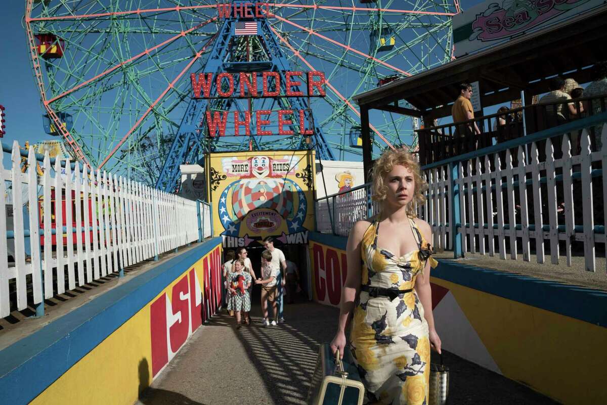 This image released by Amazon Studios shows Juno Temple in a scene from "Wonder Wheel." (Jessica Miglio/Amazon Studios via AP)