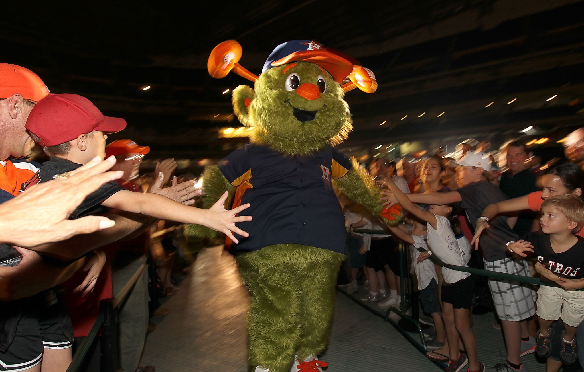 Astros Fan Sues Team Saying Mascot Orbit's T-Shirt Cannon Broke