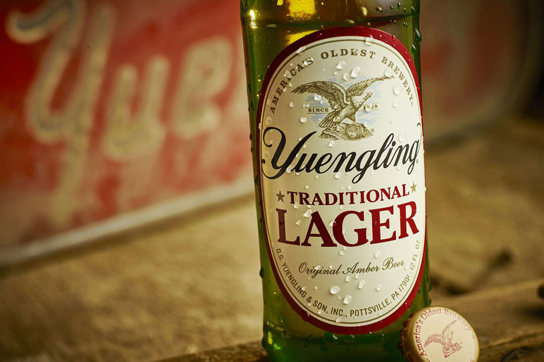 Yuengling Old German Brand Beer Bottle Label Pottsville 