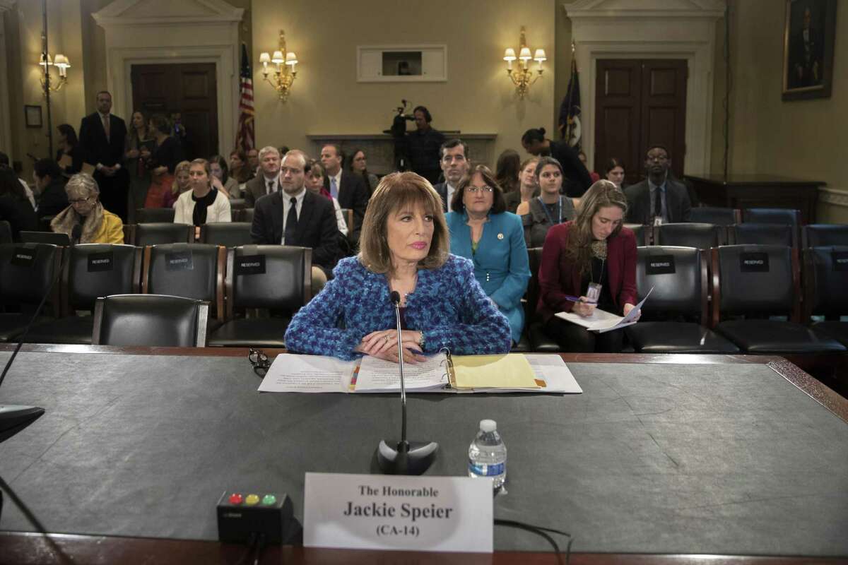 Rep. Jackie Speier appears before the Committee on House Administration during a hearing on the prevention of sexual harassment. A reader lauds women like Speier who are leading the fight against sexual misconduct throughout the nation.