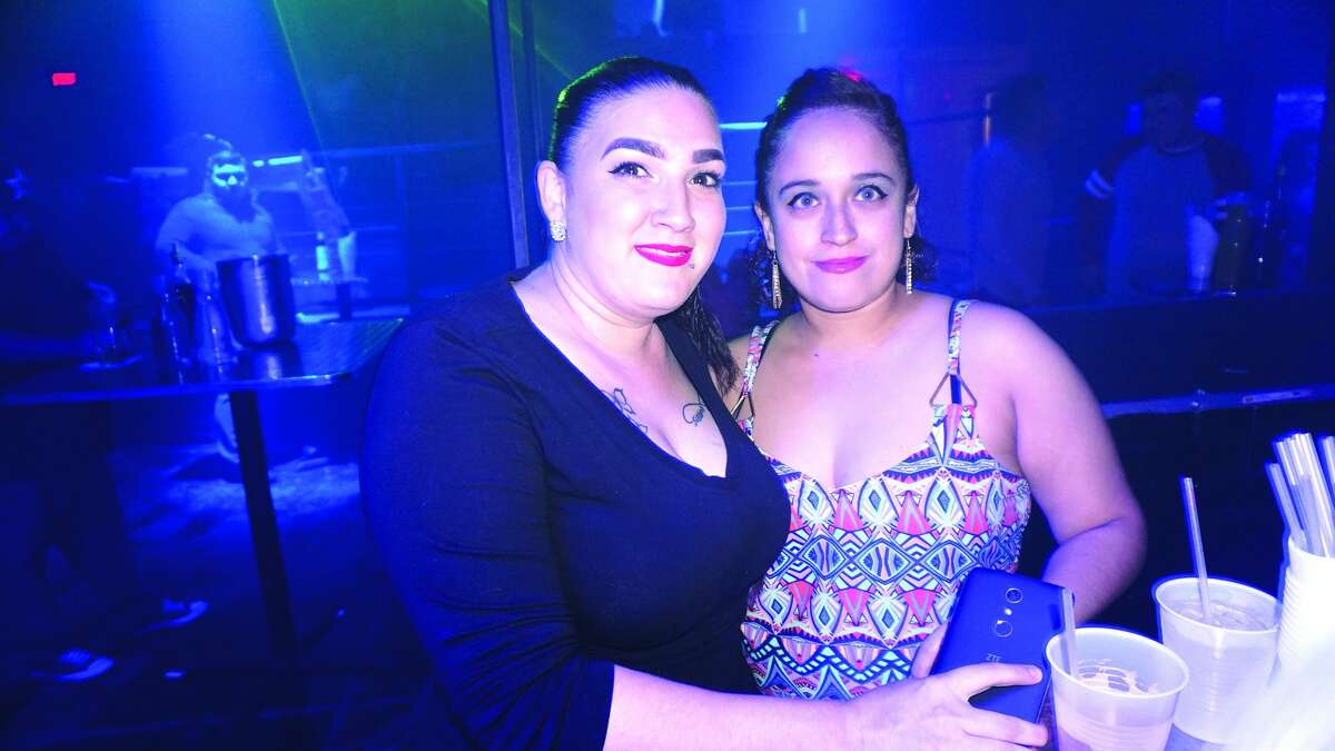Catherine Santos and Cristina Leven at Club Vibe Friday, December 8, 2017