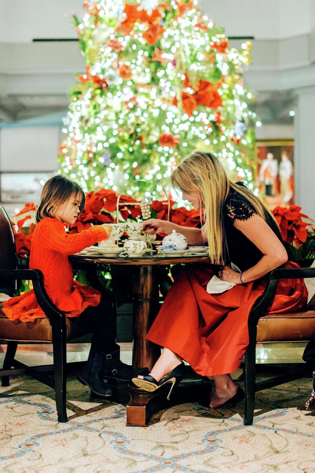 Grand hotels in New Orleans sparkle during the holidays