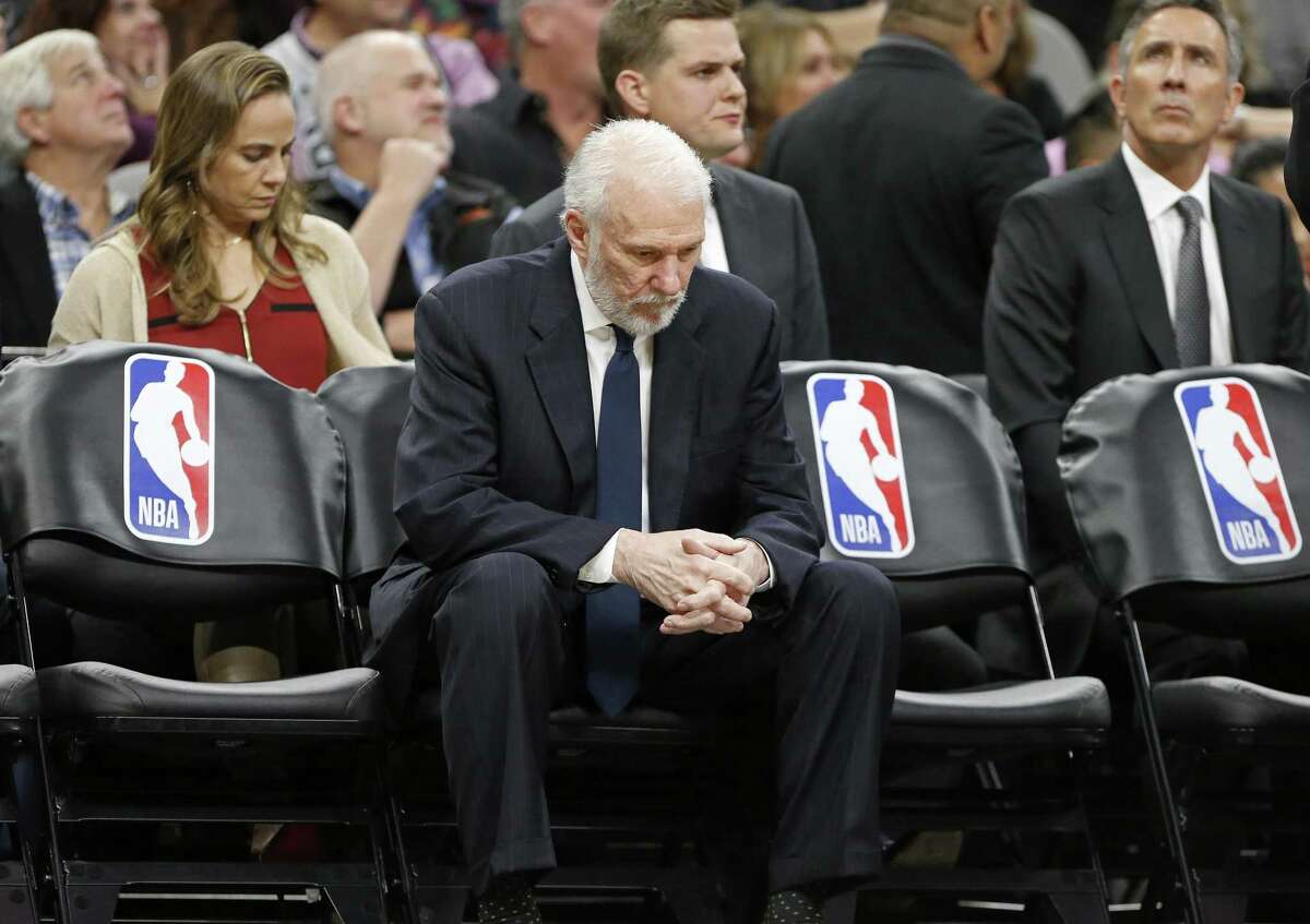 The Spurs announced Wednesday night, April 18, 2018, that Erin Popovich died earlier in the day.