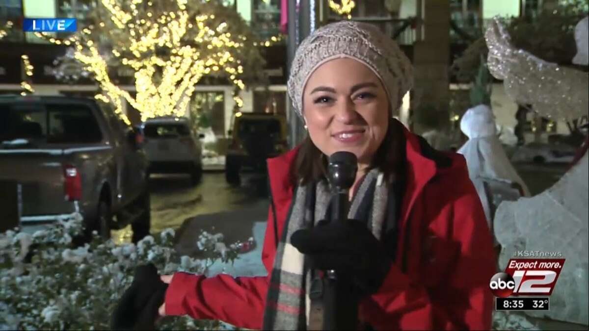 San Antonio snowfall blankets national TV, KSAT