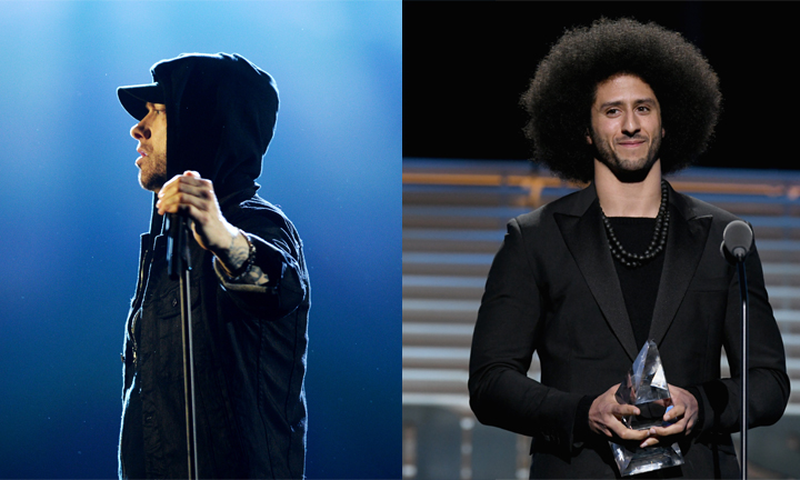 Eminem shouts out Colin Kaepernick in new track