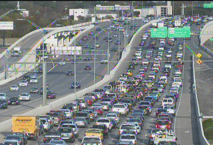 Crash Causing Major Traffic Jam On Loop 410