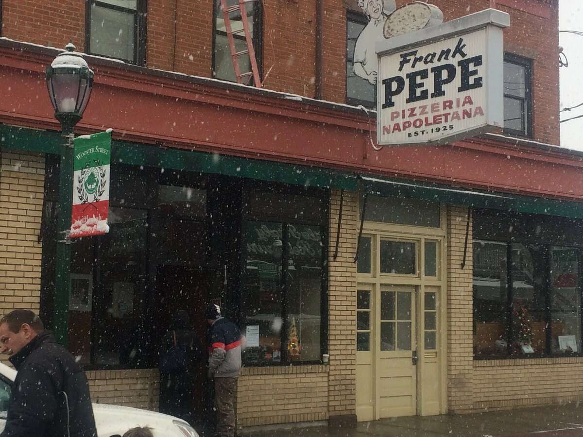 Frank Pepe's Pizzeria on Wooster St. in New Haven, Conn.