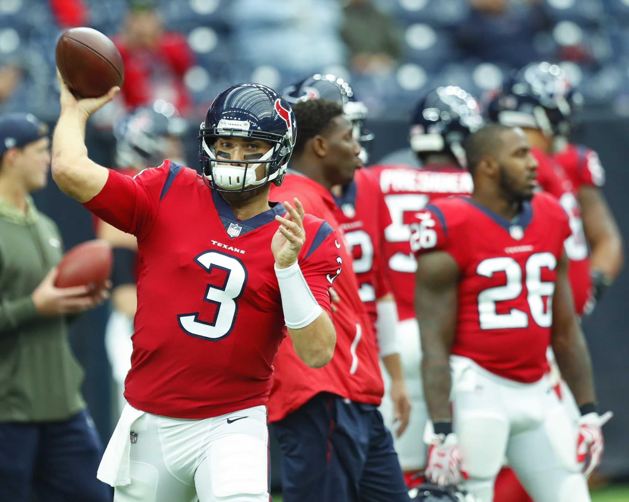 Texans promote QB Taylor Heinicke, cut Chunky Clements