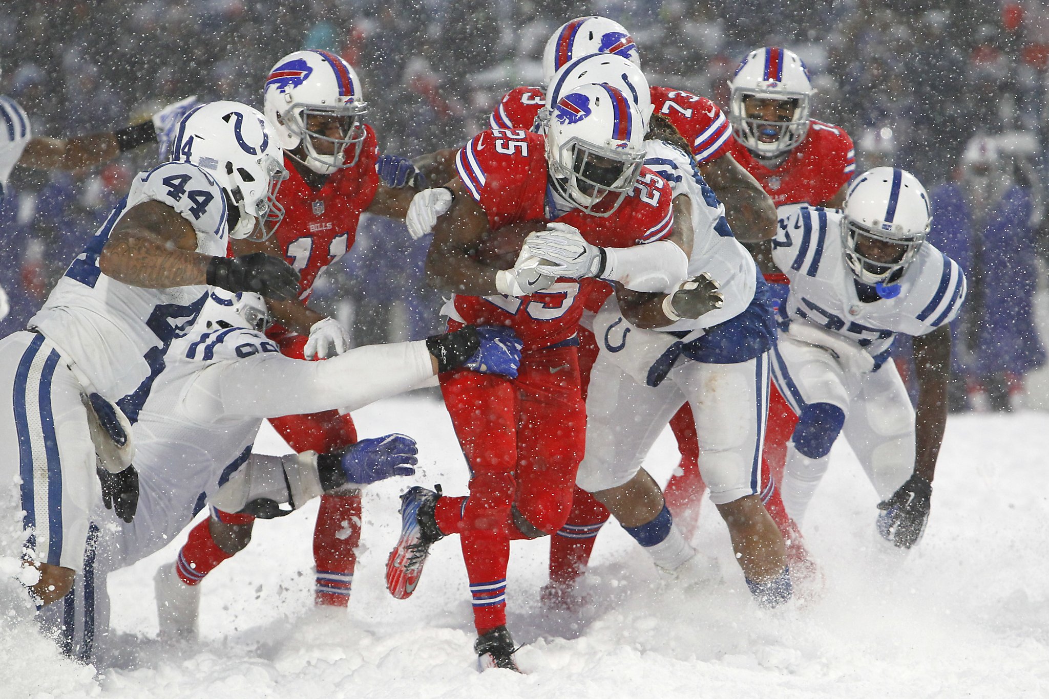 Buffalo Bills beat Indianapolis Colts 13-7 in overtime in snow game